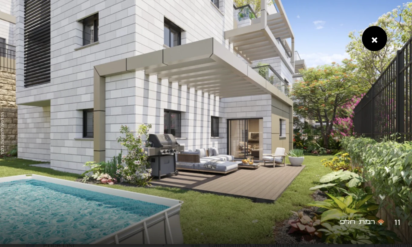 Jerusalem Hills home and private garden