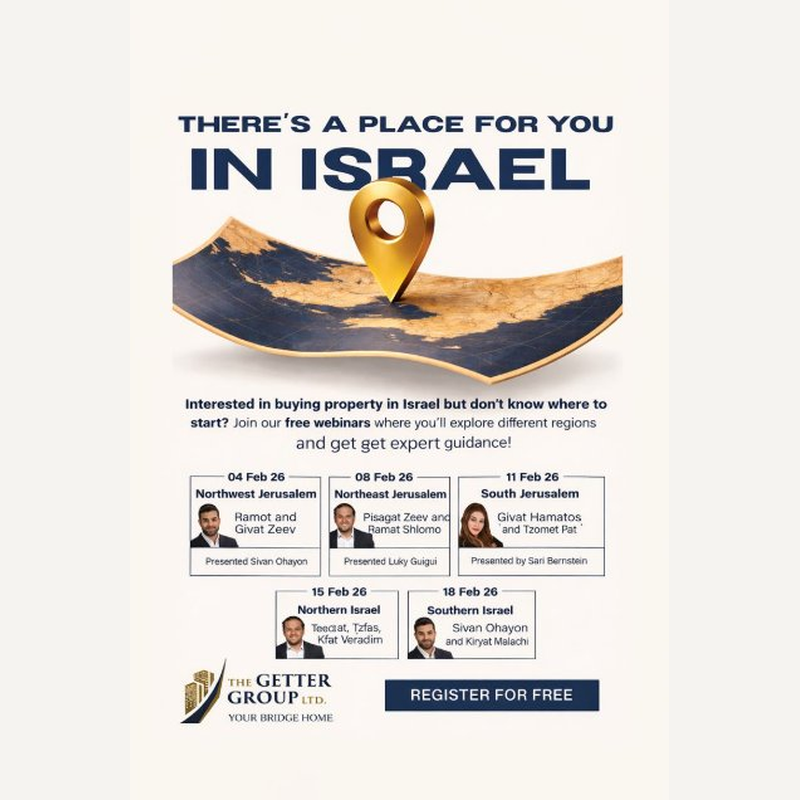 Come Find Your Place in Israel: Southern Israel event