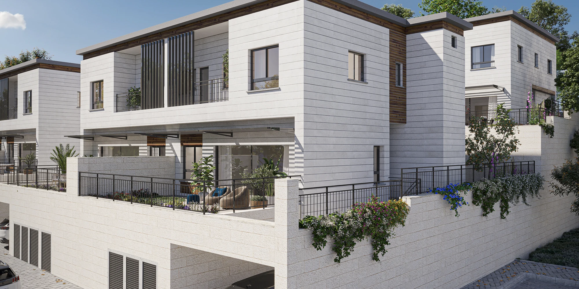 Jerusalem Hills homes with balconies