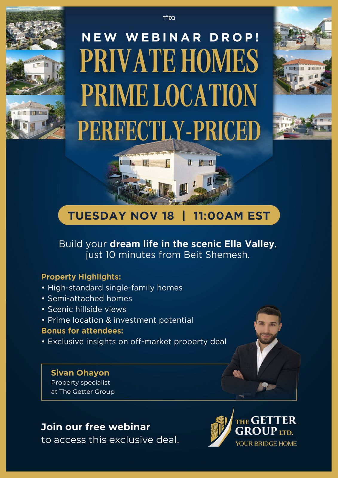 Private Homes, Prime Location, Perfectly Priced event